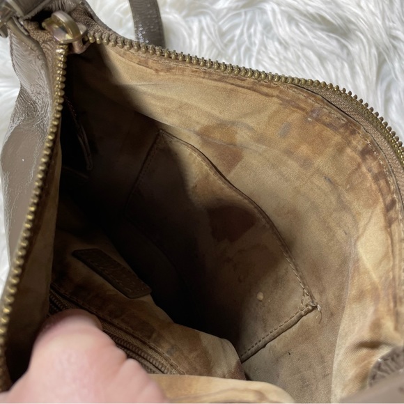 Cole Haan Village Sheila Crossbody Metallic Leather Purse - Picture 6 of 9